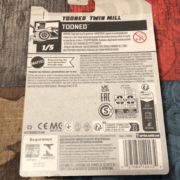 🛍️5/$20🛍️BNIB HOTWHEELS Tooned Twin Mill - Picture 3 of 3